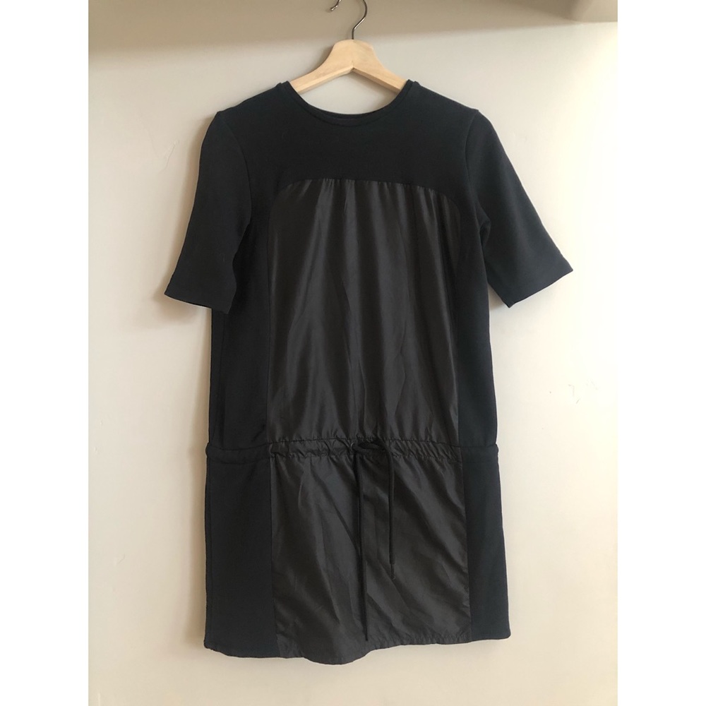Zara Black Sporty Dress Sweatshirt & Swishy Fabric